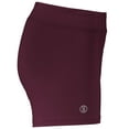 thumbnail image 5 of Holloway Sportswear L Womens PR Max Compression Shorts Maroon (hlw) 221338, 5 of 7