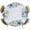 light blue, variant on Elastic Fitted Round Tablecloth, Starfish Coastal Waterproof Stretch Table Cover for 45"-54" Tables, Nautical Eucalyptus Leaves Summer Ocean Washable Outdoor Tablecloths for Patio, Picnic, Camping
