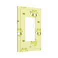 thumbnail image 2 of Kll Cute Frog3 Wall Plate,Gloss Finish,Standard Size 1 - 5" X 3", Polycarbonate Thermoplastic,Electric Receptacle Plug Covers, 2 of 8