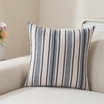 thumbnail image 5 of Darzheoy Boho Throw Pillow,Farmhouse Decorative Striped Square Pillow,Yarn Dyed Striped Woven Cushion Pillow,Soft Cotton Blend Decorative Cushion Pillow for Sofa Living Room Bedroom Home Decor, 5 of 6