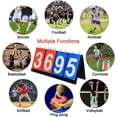 thumbnail image 5 of Zshan 1pcs Sports Scoreboard, 4-Digit Scoreboard, Score Flip Scoreboard, Portable Multifunctional Game Scoreboard, for Basketball Competitions, 5 of 5
