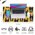 thumbnail image 5 of Long Mouse Pads for Desk,Boston Terrier Desk Mats on Top Of Desks, Desk Mouse Pad Extra Large with 3mm Non-Slip Base and Stitched Edge for Gaming,Office,Work,Home 31.5"x15.7", 5 of 6