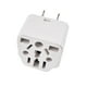 thumbnail image 1 of Conector de dos clavijas a tres clavijas, de dos orificios a tres orificios, estándar 10 A, conector de conversión, conector a dos clavijas planas, 1 of 2