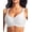 White, variant on Wireless Bras for Women Mesh Crossover Bras Seamless Full Coverage No Underwire Comfortable Supportive Everyday Bra