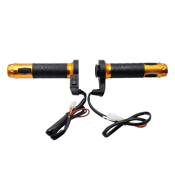 Pavodes 1 Pair 12V Motorcycle Handlebar Electric Hot Heated Grip Handlebar Winter Warmer