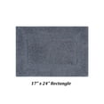 thumbnail image 3 of Better Trends Premium 3 Piece Bathroom Rug Set 100% Cotton, Extra Soft Tufted Bath Mat, Water Absorbent & Reversible Mat, Gray Lux Collection, 3 of 7