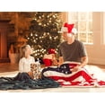thumbnail image 2 of Premium Patiotic US Flag Print Fleece Sherpa Throw Blanket - Lightweight Microfiber for Couch Bed Chair Office Sofa - Great Gift for Men Women House, 2 of 5