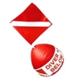 thumbnail image 3 of de Superficie de Buceo Regalo para Deportista Tubo de Señal con Bandera Rojo Macarena Boya de marcador de superficie, 3 of 8
