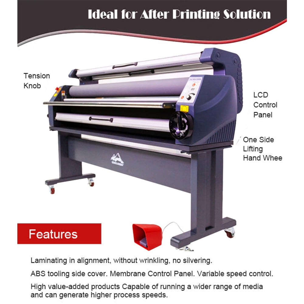 Qomolangma 63In Wide Format Cold Laminator Enhanced Version Full Auto Laminating Machine