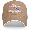 thumbnail image 1 of Make Cuba Great Again hat Cuban Flag Baseball Cap, 1 of 6