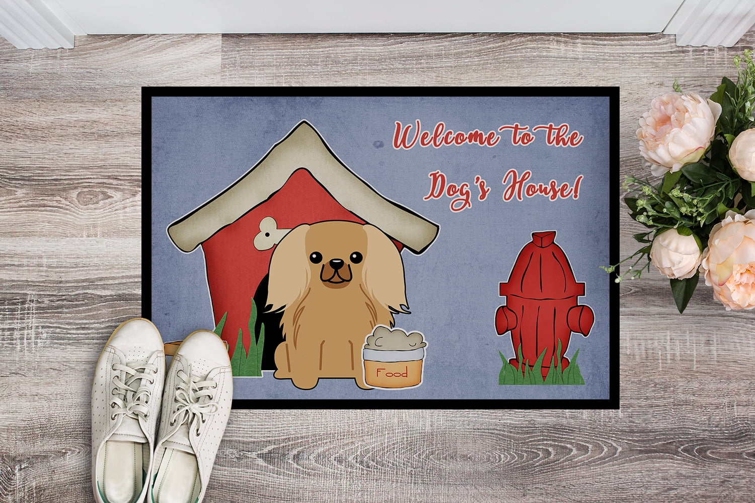 Carolines Treasures Dog House Collection Pekingnese Fawn Sable Door Mat Indoor Rug or Outdoor Welcome Mat 24x36 Doormat