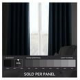 thumbnail image 2 of TiaGOC Faux Linen Room Darkening Curtains - 84 Inches Long Luxury Linen Curtains for Bedroom & Living Room (1 Panel), 50W X 84L, Nightfall Navy, 2 of 9
