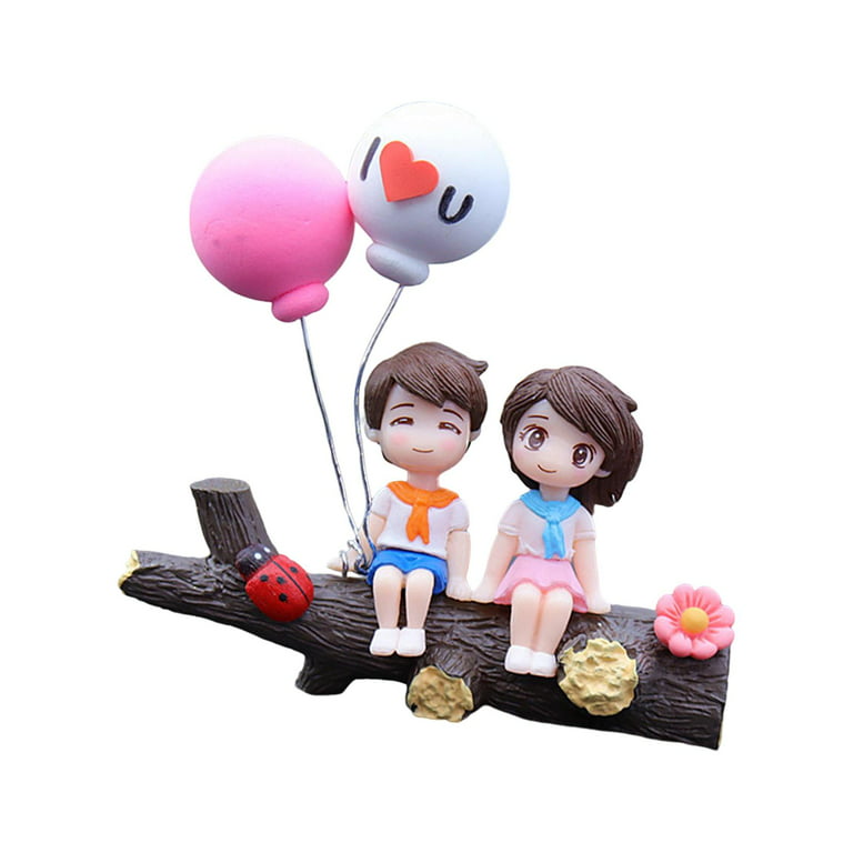 Car Dashboard Decorations Action Figure Figurines, Lovely
