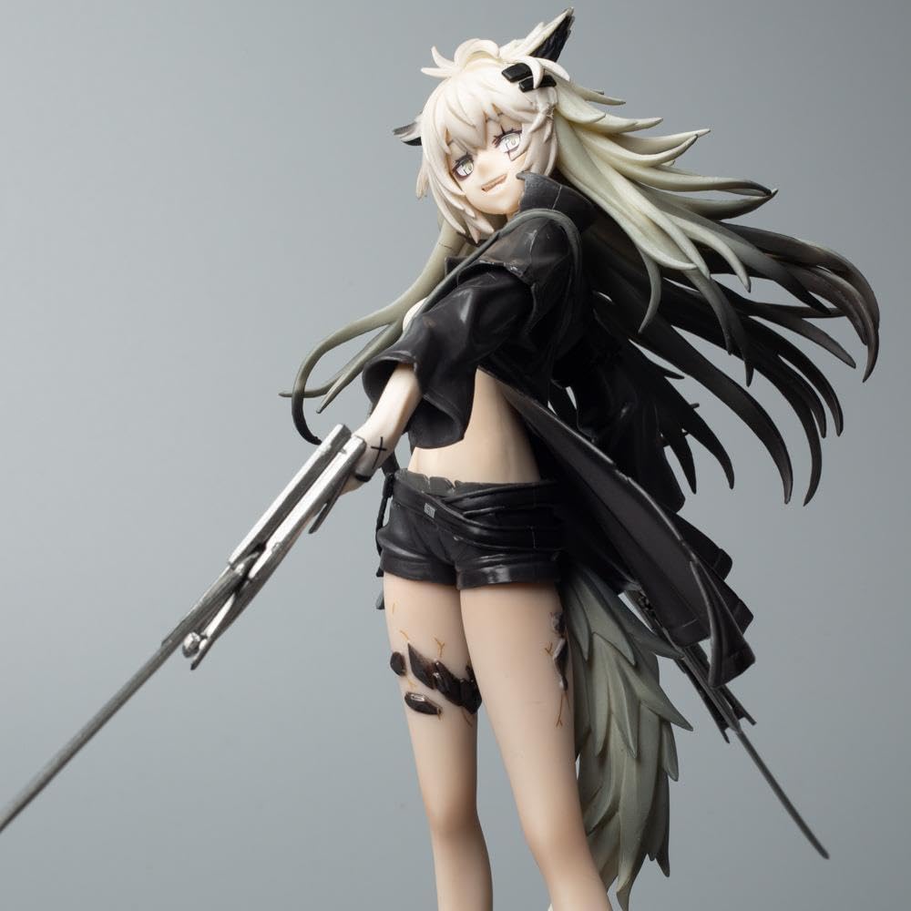 Lappland Figure Fighting Lappland Figurine 24cm/9.4nch Handmade PVC Anime Cartoon Manga Game Character Model Statue Collectible Craft Gift