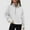 Grey, variant on Huaizzzy Womens Sweatshirts Half Zip Cropped Pullover Quarter Zipper Hoodies Fall Outfits Clothes Thumb Hole Asymmetric Zip Jacket Women Fashion Top Light Hoodies Women Full Zip Workout Top Winged