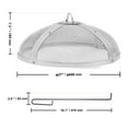 thumbnail image 2 of VEVOR 27" Round Firepit Spark Screen Cover Lid Stainless Steel Wood Burning, 2 of 9