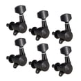 thumbnail image 1 of Paquete de 6 clavijas de bloqueo Sunnimix para guitarra 6L negro, 1 of 8