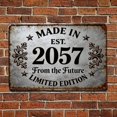 thumbnail image 3 of 2057 Limited Edition Metal Tin Sign, Vintage Pub Home Office Man Cave Wall Decor Tin Sign Vintage Metal Poster Living Room Bar Man Cave Home Wall Art Decor 8x12inch, 3 of 7