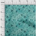 thumbnail image 2 of oneOone Velvet Turquoise Blue Fabric Abstract Floral Fabric For Sewing Printed Craft Fabric By The Yard 58 Inch Wide, 2 of 5