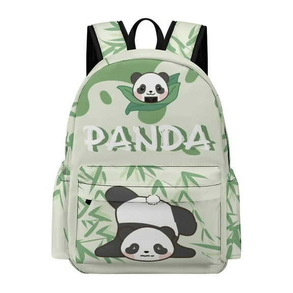 Panda Backpack for Men Women Teenager 17 inch School Backpack Lightweight Breathable Travel Backpacks