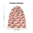 thumbnail image 4 of Sikiie Dachshund Couple Toddler Beanie Kids Beanie Hat Warm Winter Hats for Boys Girls Knit Cap, 4 of 7