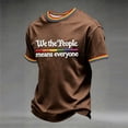 thumbnail image 2 of Pride T-Shirt for Men, Rainbow Flag Graphic Casual Summer LGBTQ+ Support Top, 2 of 4