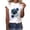 A, variant on Fesfesfes White Shirts for Women's Fashion Geometric Graphic Print T-Shirts Female Round Neck Loose T-shirt 10(XL)