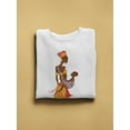 thumbnail image 2 of Woman And Her Child Doodle Sweatshirt Women -Image by Shutterstock, Female x-Large, 2 of 4