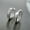 Silver, variant on Simple 925 Silver Hoop Earrings Cubic Zircon Wedding Engagement Jewelry A Pair