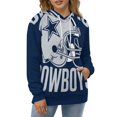 thumbnail image 4 of Football Cowboys Men's Women New Sweatshirt Hoodie Men's Plus Size Sweatshirt Hooded Sweatshirt 3d Printed Street Men's Cloth, 4 of 6
