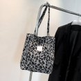 thumbnail image 6 of Women's Tote Bag Fashionable Leopard Print Shoulder Handbag Casual Carryall Spacious for School Work Travel, 6 of 8