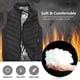 thumbnail image 3 of Fiudx Chaleco Calefactable para Exteriores, con Doble Zona de Calentamiento, Ideal para Deportes de Invierno, Diseño Moderno y Elegante, Poliéster y Nailon, Corte Ajustado, Ropa Informal, Tallas de 9, 3 of 5