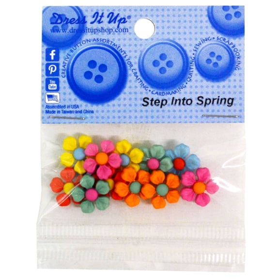 Dress It Up Embellishments-Step Into Spring