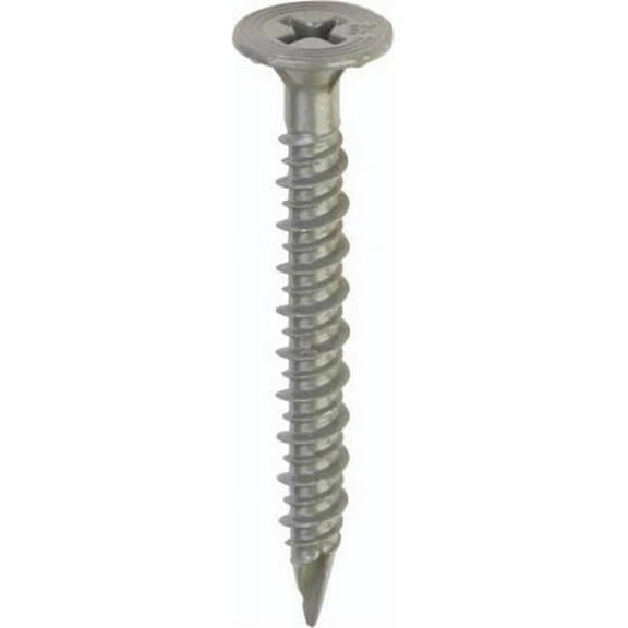 ITW Brands Cement Board Screw Star Drive - Serrated Head, Self-Tapping - 185 Pack, 1-1/4 In