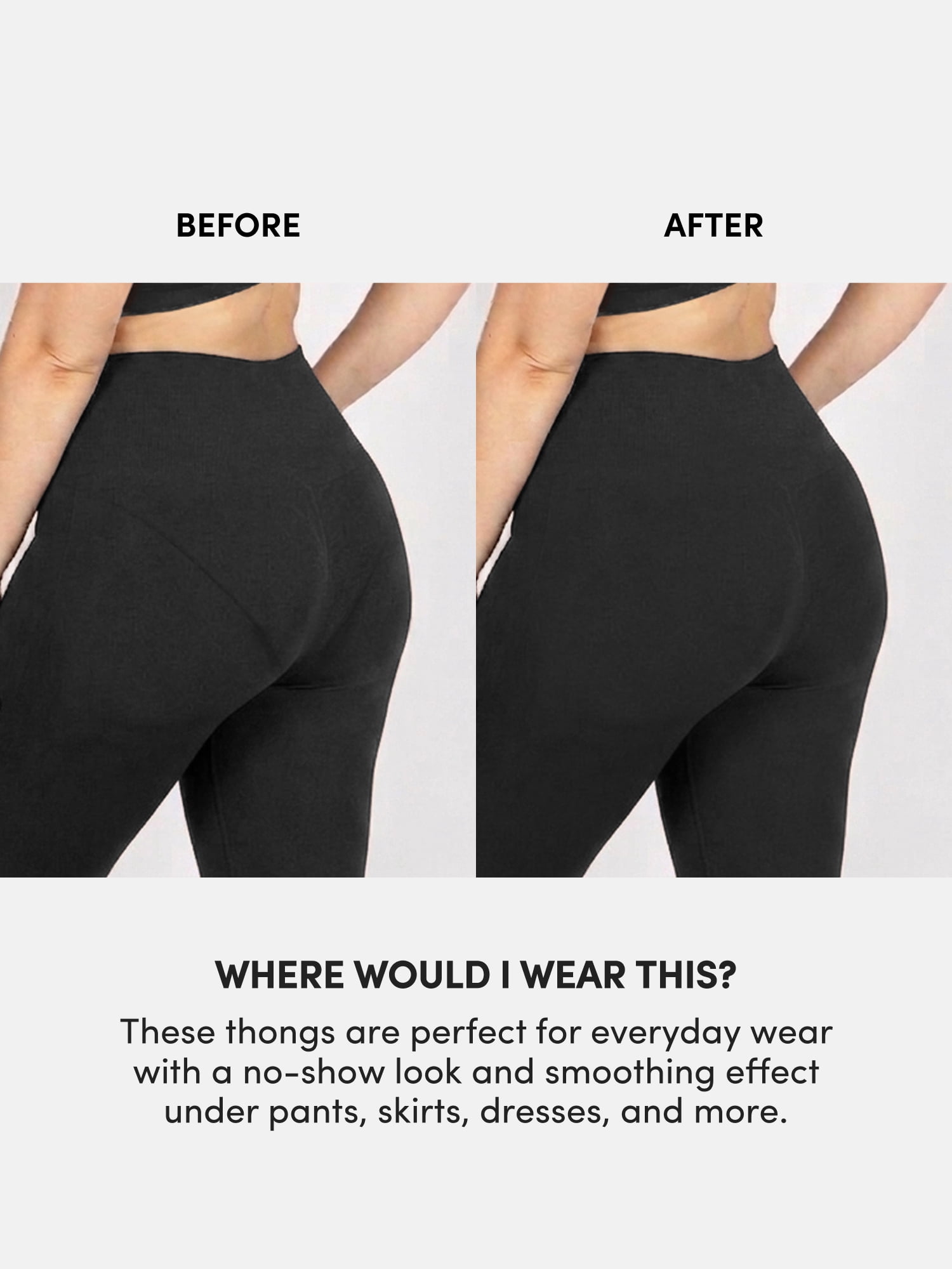 Fruit of the Loom Women's Seamless Thong, 2-Pack, Sizes S-XXXL