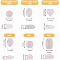 thumbnail image 2 of 32Pcs 12 Styles Natural Rose Quartz Cabochon Gemstone Half Round Dome Flatback Quartz Stone Teardrop Gemstone No Hole Stone for Jewelry Making DIY Craft Handmade colorful DIY, 2 of 7
