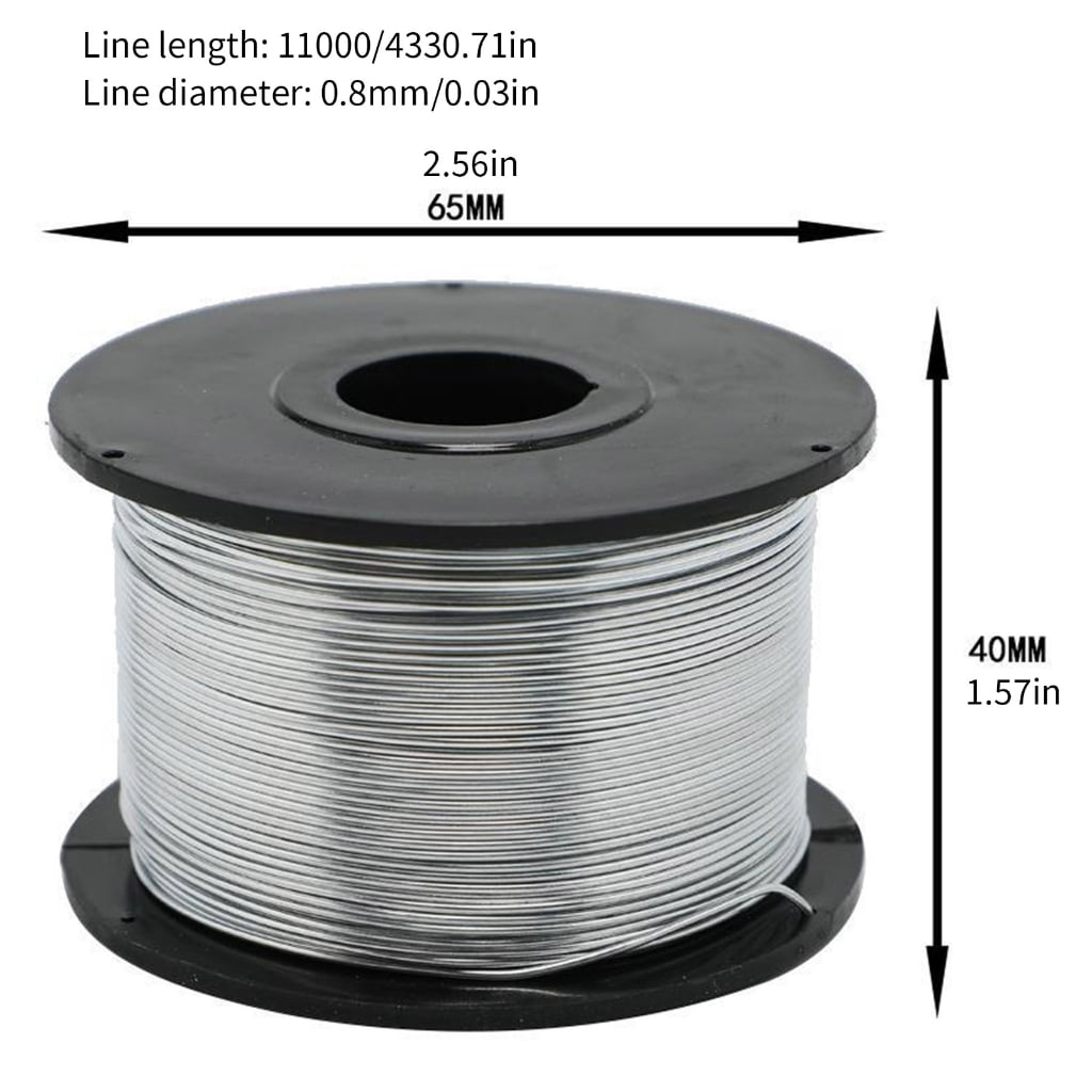 Steel Rebars Tie Wire Rebars Guns Tie Perfect For Securing Rebars And Cables 1/32" 0.8mm Diameter 110m Per Spool