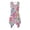 Floral Print with Heart Accents, variant on HELLHERO Side Pockets Summer Dresses, Blue Pineapple Sleeveless Dress Polyester Anti Wrinkle Asymmetric Hem Midi Dress Round Neck