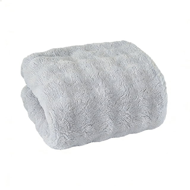 Towel Set - Strong Water Absorption & Lightweight, Soft & Delicate Feel, Reusable & Washable, Multi-Purpose Bath & Face Towel, Gray, JKODE