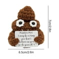 thumbnail image 4 of Lindo juguete patata con tarjeta positiva regalos para adultos (caca marrón-Positiva), 4 of 6