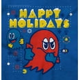 thumbnail image 2 of Ugly Christmas Pattern PACMAN Ghosts Zip Up Hoodie Men's Women's Brisco Brands S, 2 of 6