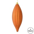 thumbnail image 3 of Vickerman 8" Copper Matte Line Finial Ornament, Pack of 4, 3 of 3