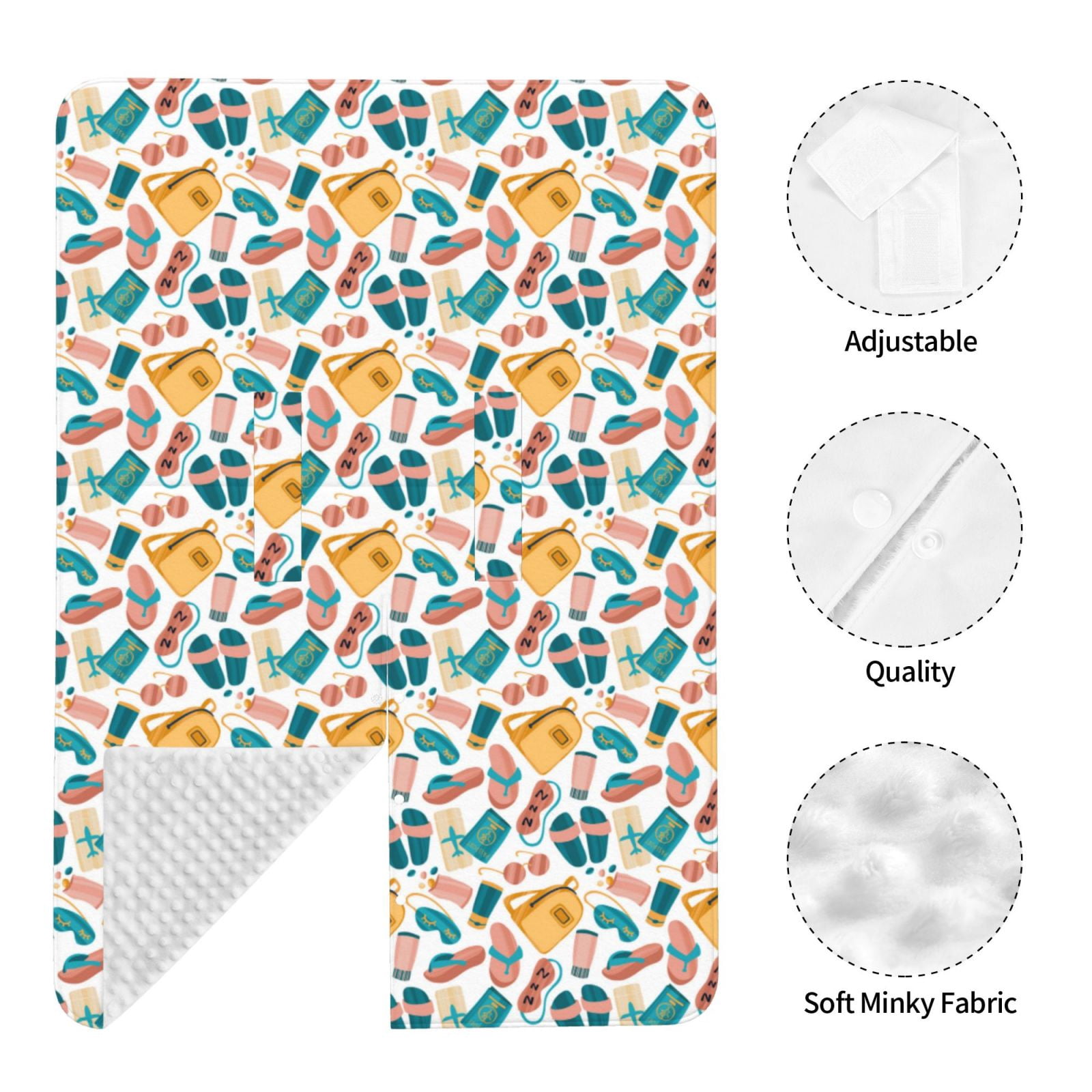 Naloa Travel Elements Baby Car Seat Cover, Breathable Baby Carrier Cover, Multiuse Baby Carrier Cover & Nursing Breastfeeding Cover