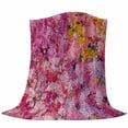 thumbnail image 6 of Colorful Cherry Blossom Blanket Soft Cozy Warm Throw Blanket for Couch, Plush Fuzzy Flannel Fleece Blankets for Sofa, Spring Flowers Vintage Art Bed Blankets Lightweight Gifts for Women, 50"x80", 6 of 9