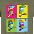 thumbnail image 3 of Dr. Seuss - Cat In The Hat Color Block Hats - Toddler And Youth Short Sleeve Graphic T-Shirt, 3 of 6
