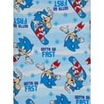 thumbnail image 3 of Sonic the Hedgehog Boys Snug Fit Long Sleeve Top and Sleep Pants, 2-Piece Pajama Set, Sizes 4-10, 3 of 3