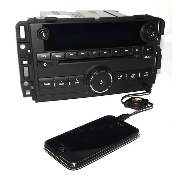 Restored Chevy GMC Truck Radio 2009-2012 AM FM MP3 CD w Auxiliary Input 20935116 UNLOCKED (Refurbished)