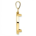 thumbnail image 2 of 14k Yellow Gold Plain Edge Prong Setting Coin Bezel Pendant Mounting - Fits 20.2mm, 2 of 4