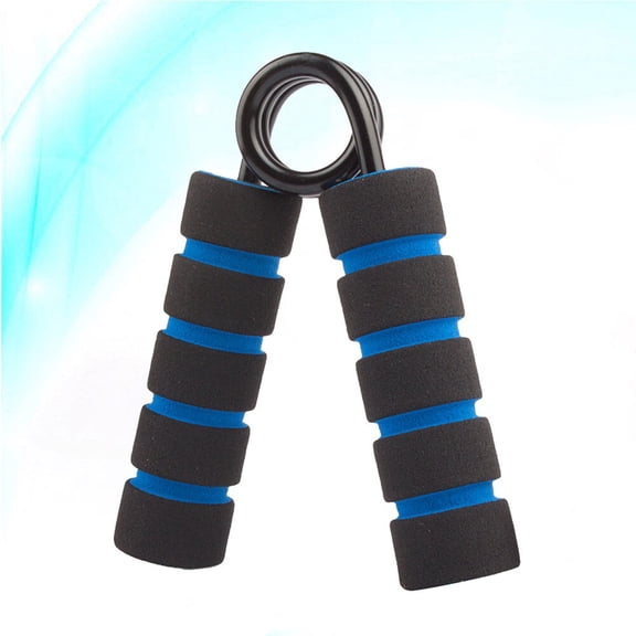 ORDDIART Blue Aluminum Hand Exerciser with Cover for Hand and Wrist Strength Training Compact Design Fits All Sizes 100lb Resistance