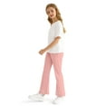 thumbnail image 2 of Actgleam Girls Pants Ribbed Bell Bottoms Trousers for Girl Flare Pants,Pink,6-7Years, 2 of 11